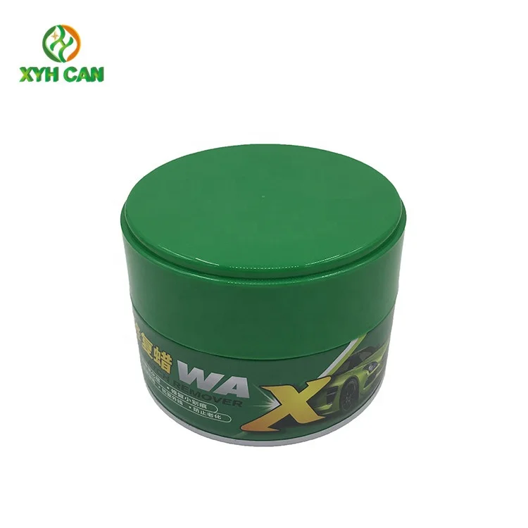 Car Wax Tin Cans Packing Factory metal container with lid