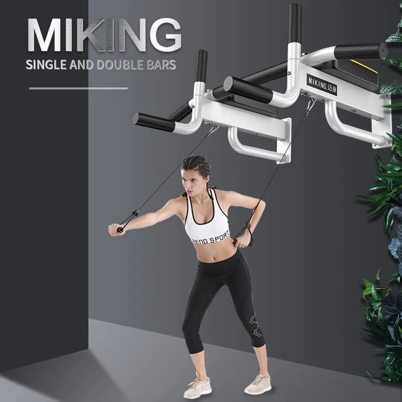 
Multi Grip Chin Up Bar Pull Up Bar Dip Stand Power Tower Set For Home Gym Strength Training Equipment 