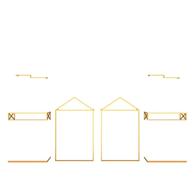 Best Clothes Display Racks metal Clothes Display Hanger Stand wooden Kids Clothing Display Racks Shelf for child boutique store