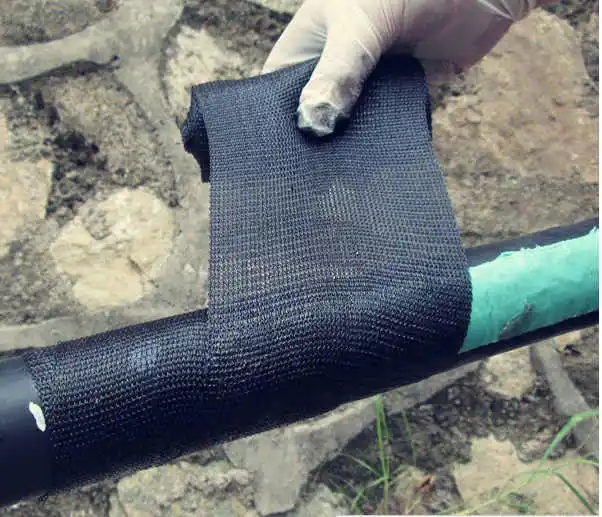 High Quality Black Flexible Fiberglass Resin Tape Seal Armoring Tape Industrial Plumbing Repair Armor Wrap Tape