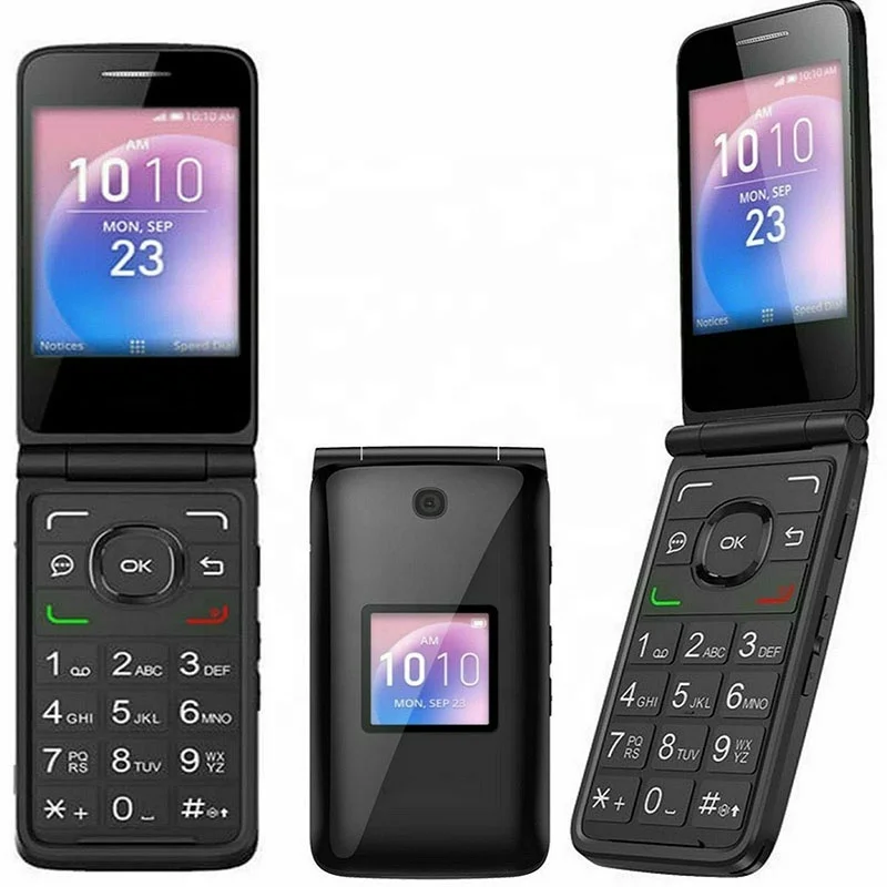 Bulk Unlocked keypad mobile  4G LTE Used Original Flip Phone for Alcatel Go flip 4 4052