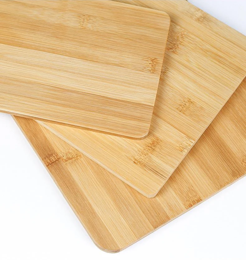 Бамбуковый набор разделочной доски из натурального дуба с квадратным узором лазерным логотипом одноразовый безопасный материал деревянной доской