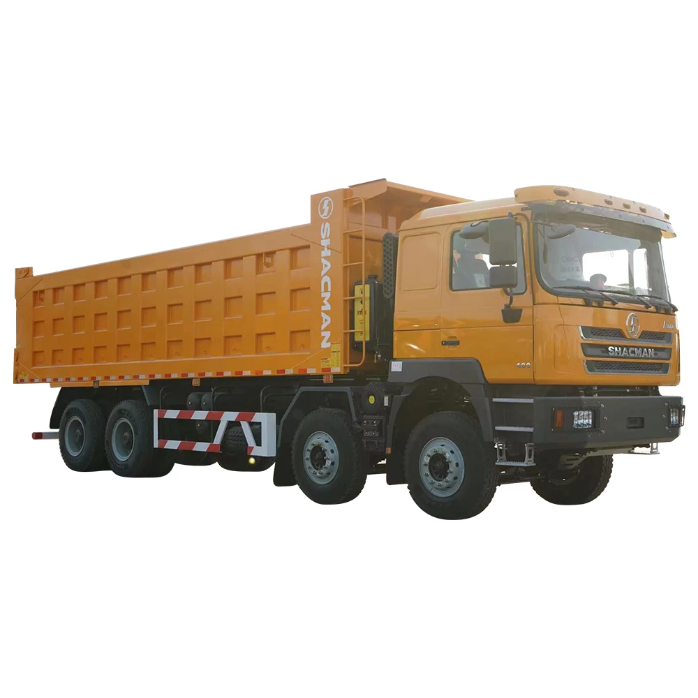 Factory Supply Euro 2 Shacman 7.8*2.3*1.7m Cargo Box Size 8x4 Heavy Truck Diesel New Car Dump Truck