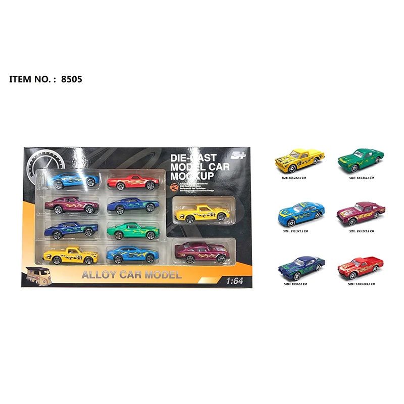 Newest Style Mini Hot Slide Wheels Toy Car Model 1/64 Scale Diecast Toy Vehicles Racing Classic car