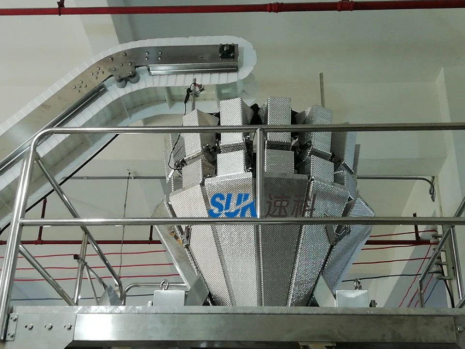 Automatic potato chips snack food packing machine