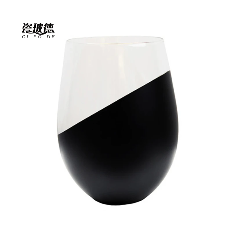 2022 Star sky tripe juice drink mousse cup Rainbow egg glassIns galvanized creative glass home rainbow starry sky cup for milk