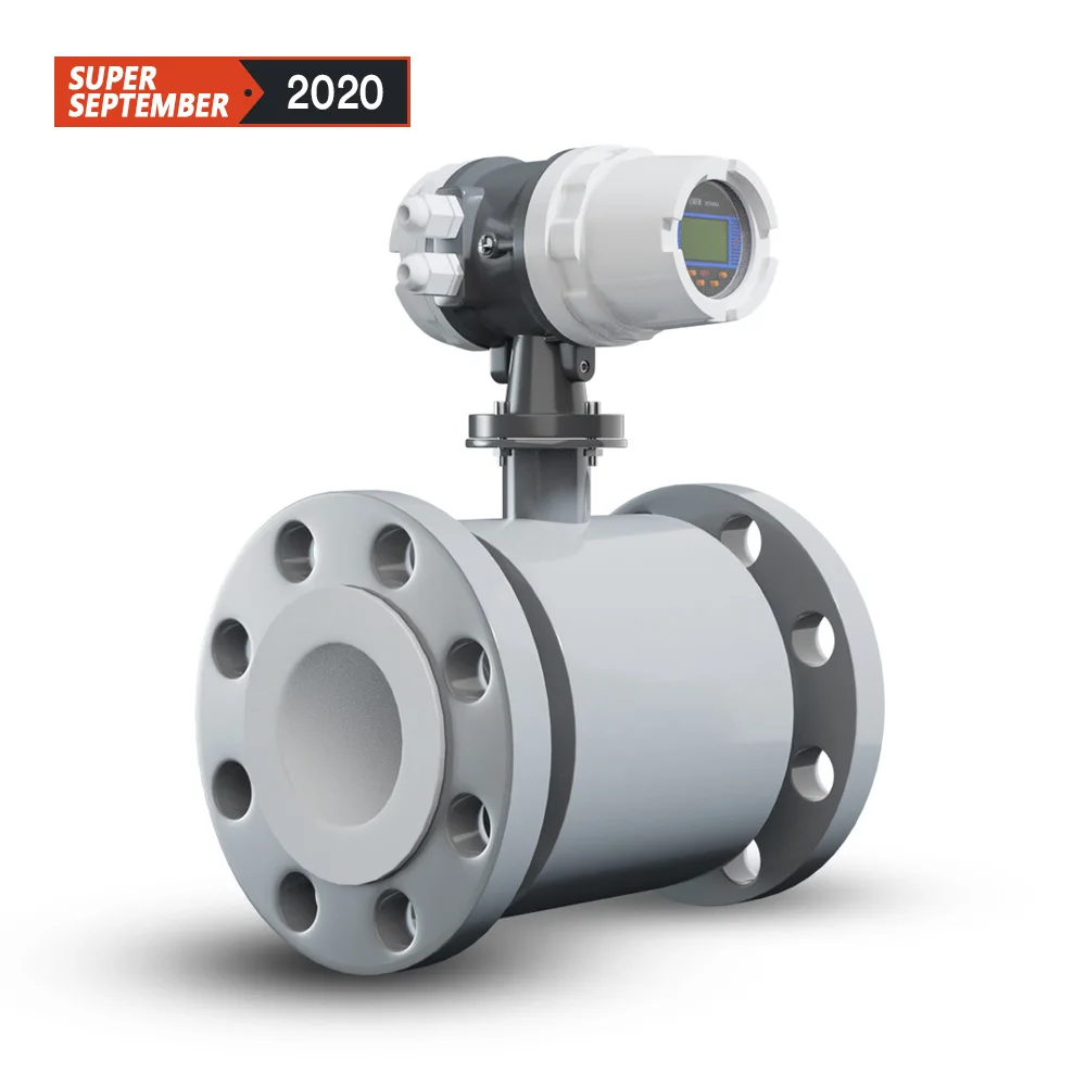 4-20мА выход цифровой промышленный электромагнитный расходомер воды расходомер