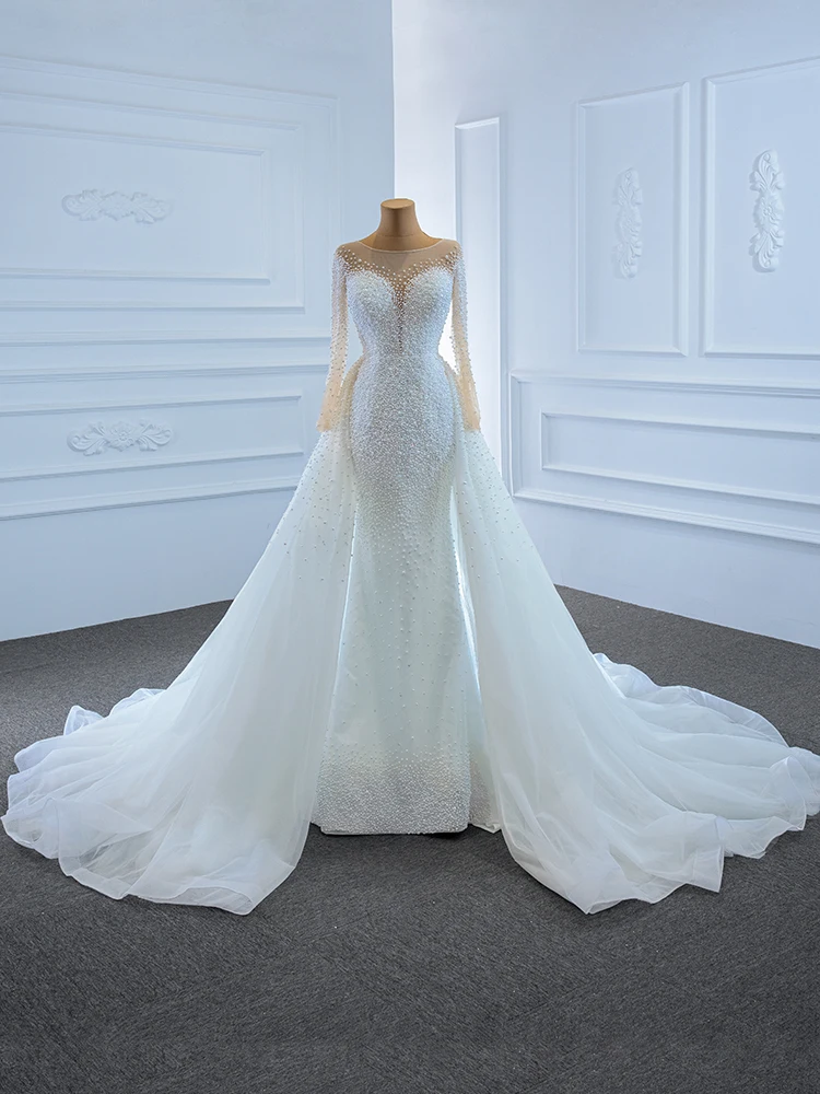 Женское элегантное свадебное платье с открытыми