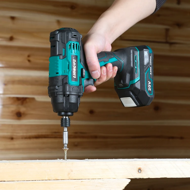Liangye 180Nm Cordless Screwdriver Drill Rechargeable impact driver set with battery and charger