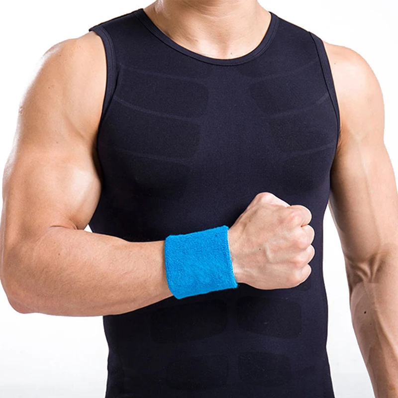 Sweatbands Sports Headband and Wrist Sweatbands Cotton sweat wrist band