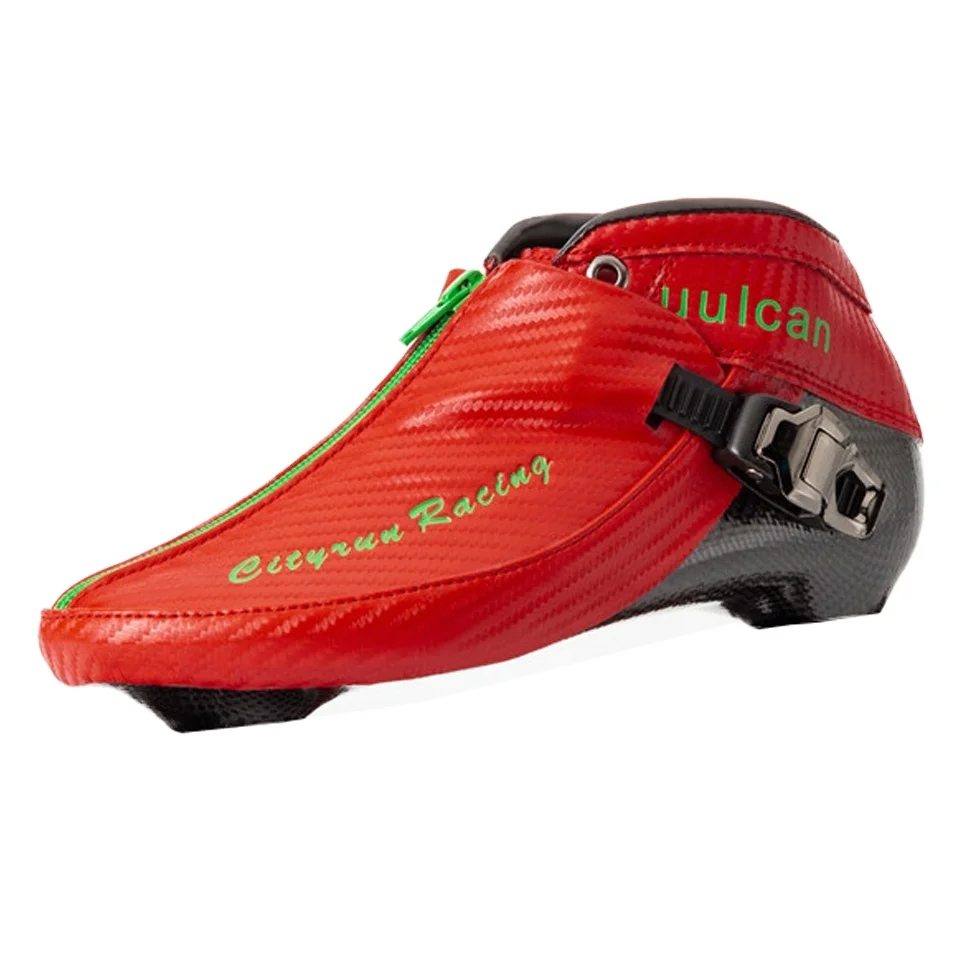Kids Professional full carbon roller Speed Hockey Skates Boot