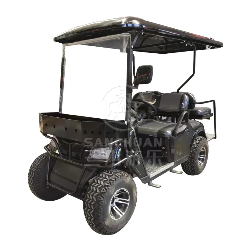 Sanchuan 4 seat Sightseeing Tourist Car 4X4 Buggy Mini Electric Golf Cart