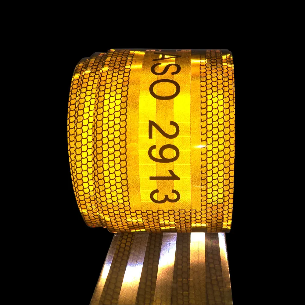 Saber Certificate SASO 2913 Saudi Reflective Mater Safety Sticker Warning Marking Roll