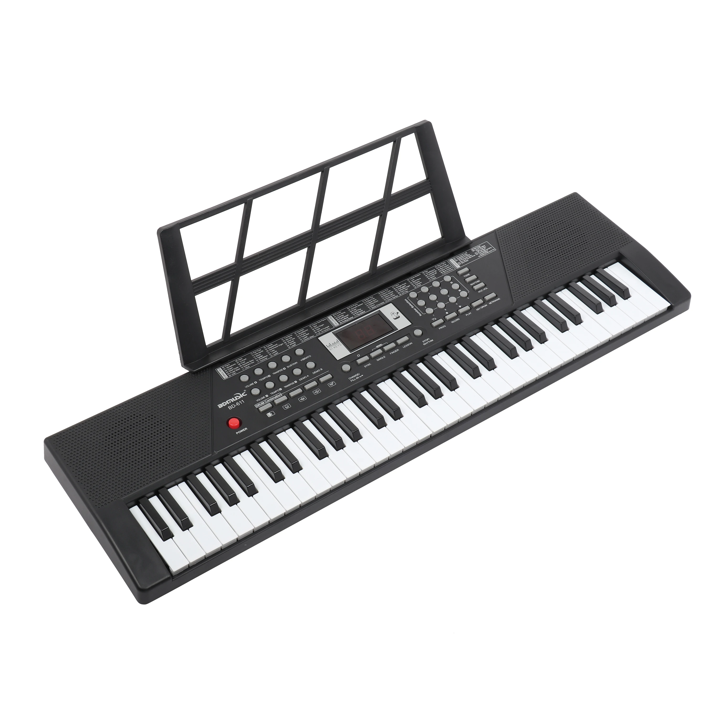 Made in China 61 Keys Music Keyboard Instrument Portable Digital Piano with 61 Keys Electronic Organ Plastic Teclados Gift