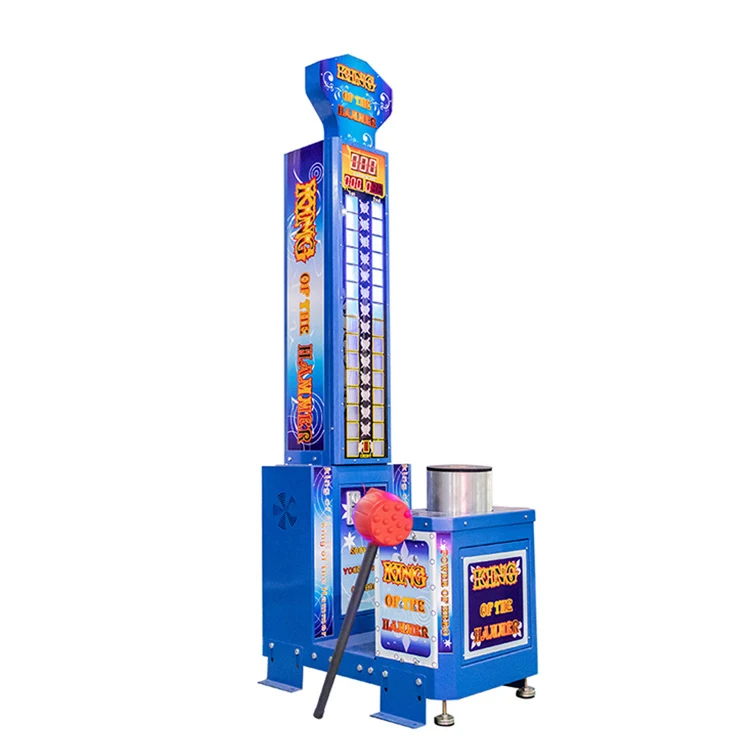 King Of Hammer Popular Coin Operated Indoor Boxing Arcade Sports Redemption Game Machine Skill Punch Game For Sale