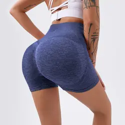 Women Seamless Sports Yoga Shorts Jogging Fitness High Waist Push Up Gym Short Pants Lightweight Running Yoga Legging Short