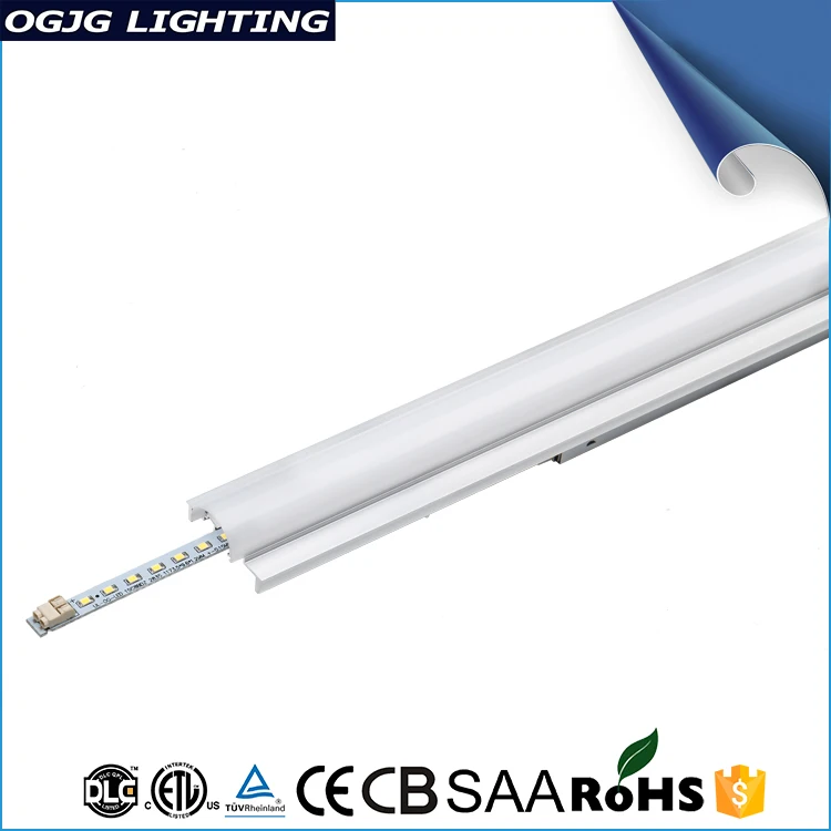 OGJG dustproof industrial surface batten tube lamp 120v 220v 347v linear lighting indoor led tube light