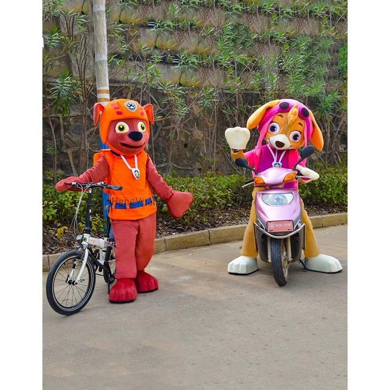 Factory Customized Anime Dog Mascot Costume Party Cartoon Character Advertising Adult PAW Dog Patrol Mascot Clothing
