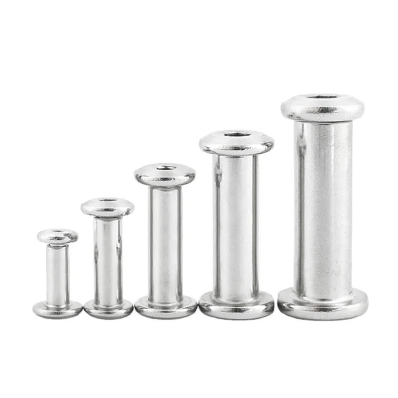 Stainless Steel B8 B8M B8T Hex Socket Drive Male And Female Chicago Binding Screw