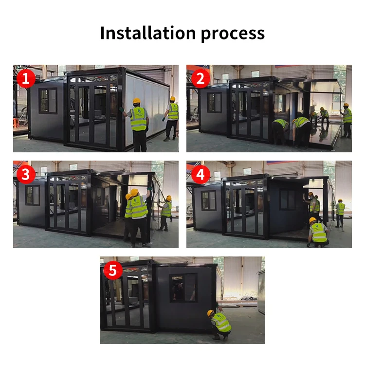 Fast Build Prefabricated Expandable Modular House Container Home Hurricane-proof Prefab Smart Houses