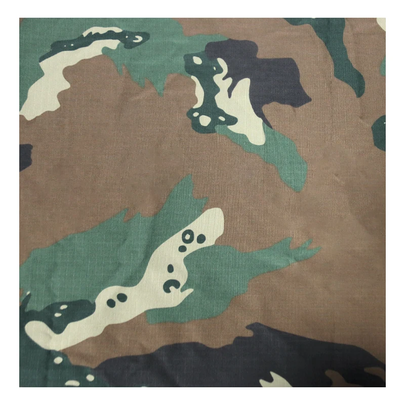 NC5050 Ribstop camouflage South Africa S2000 printed tactical nylon cotton camouflage tactical fabric