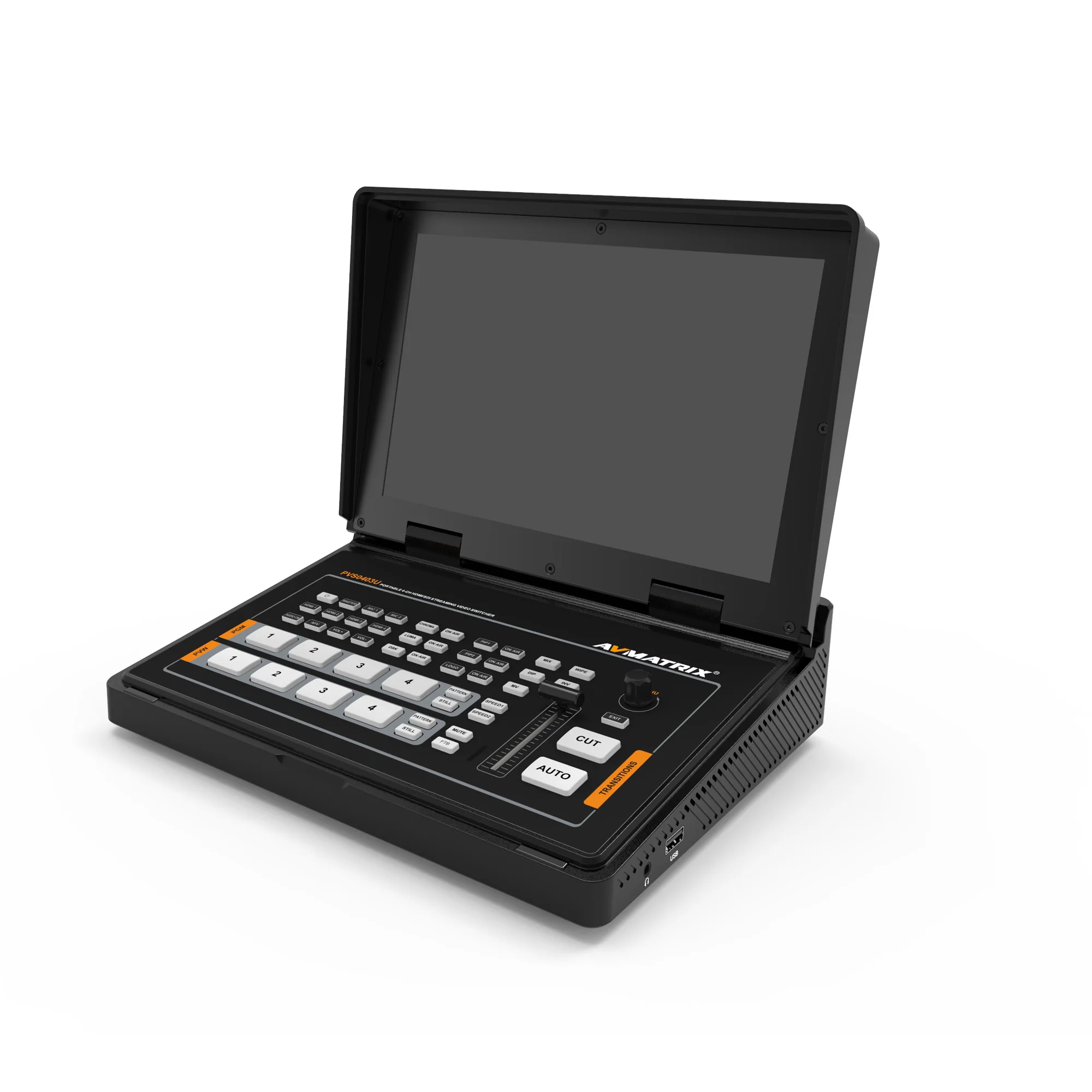 Portable 4-Ch  Multi-format  Streaming Video Switcher