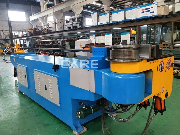 
DW89NC Manual feeding hydraulic rectangle pipe and tube bending machine for fitting equipments 