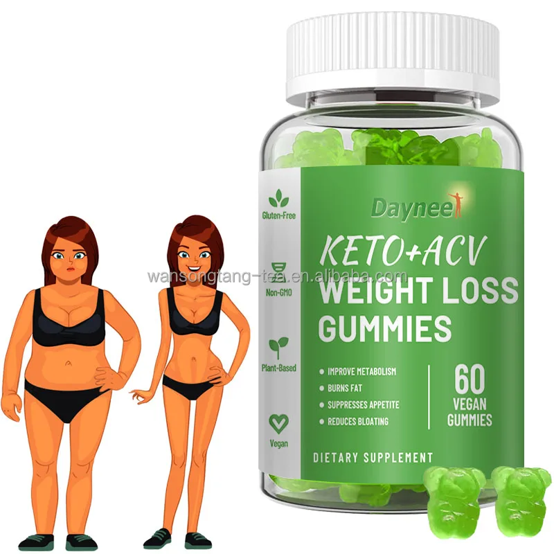 Detox keto ACV для похудения gummies продукты