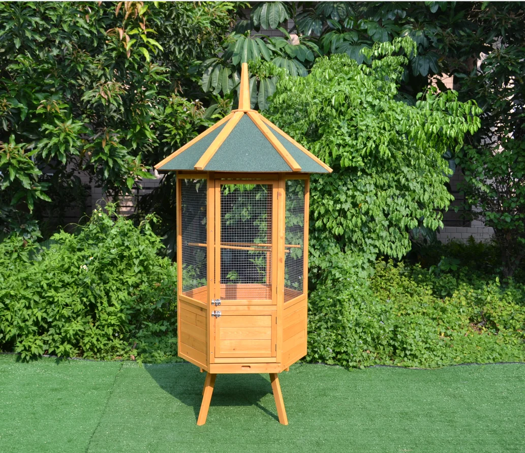 Wooden bird cage, wooden pigeon cage