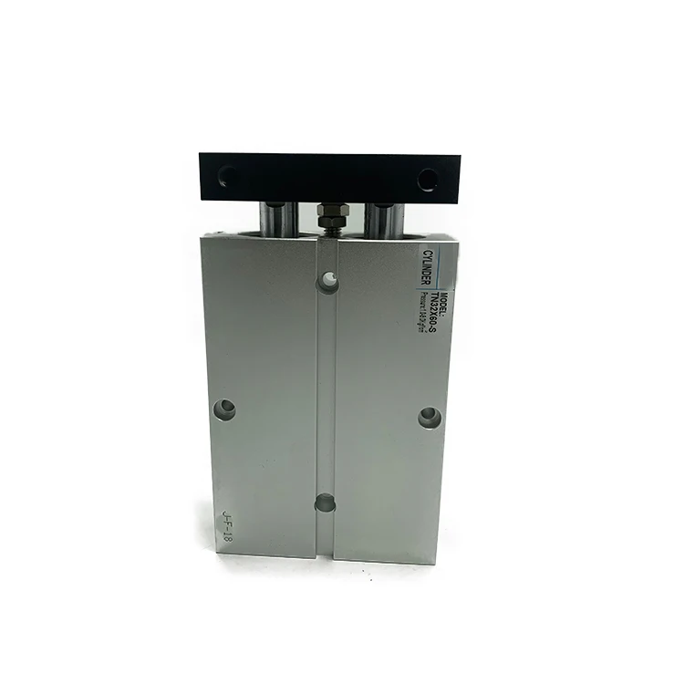 Resistant to bending and torsion precise stroke adjustment magnetic electric air cylinder pneumatic