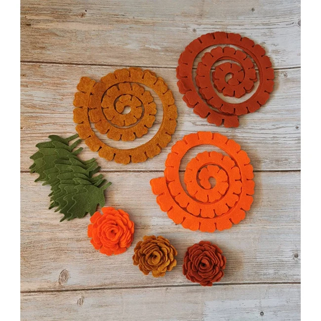 
colorful felt flowers diy home party decoration polyester craft felt flower 