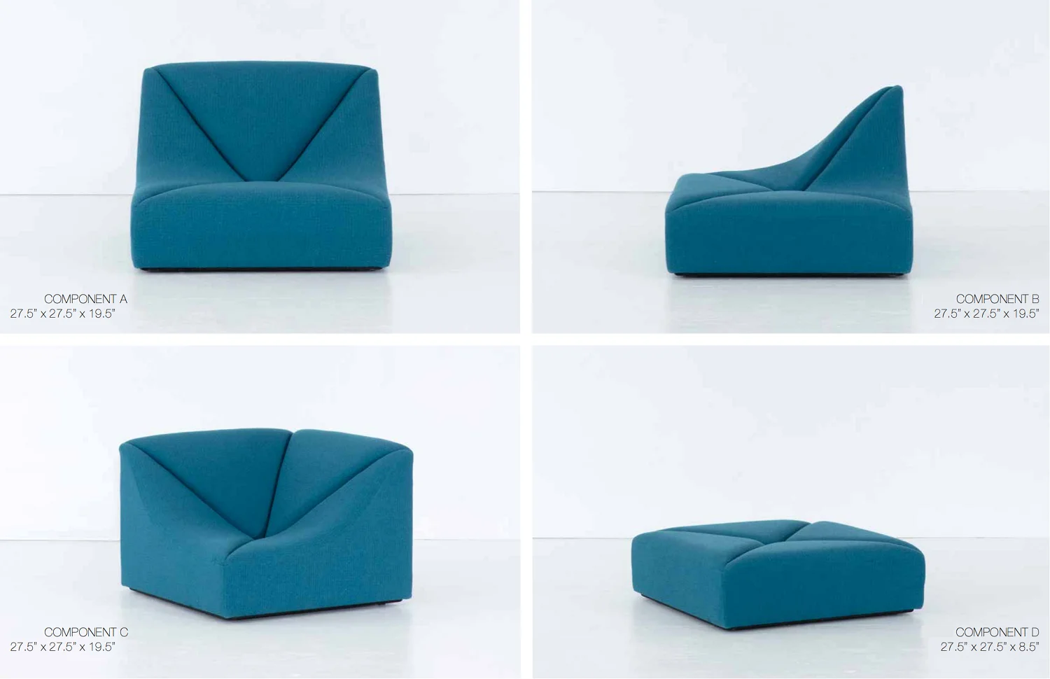 Custom Size Sofa Indoor Home Furniture Blue Velvet Huge Modular Sofas For Living Room