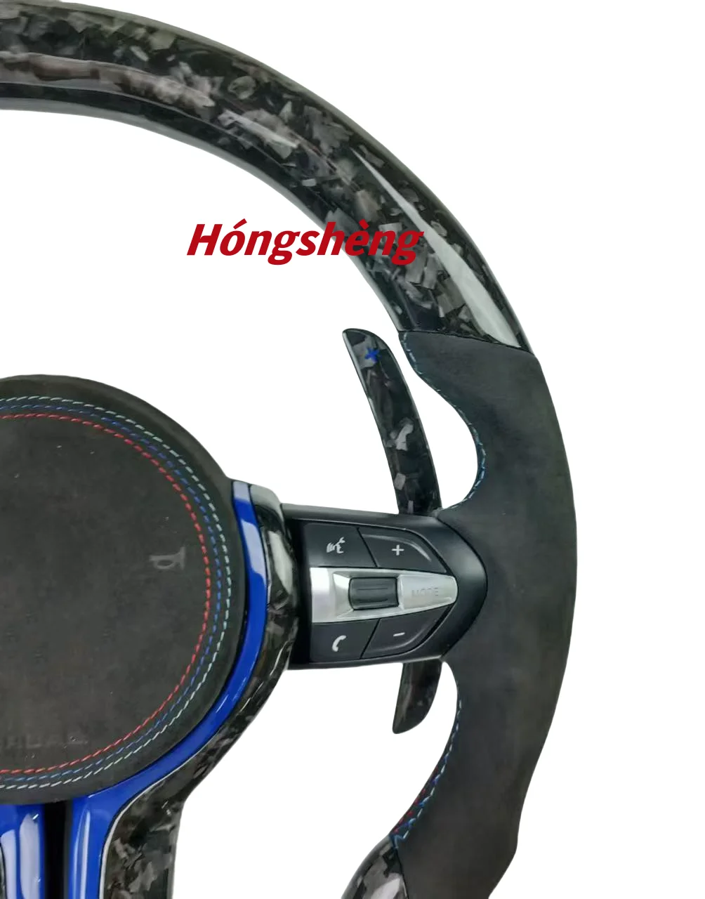Для BMW F10 F20 F30 F34 F80 E46 E90 M3 новый индивидуальный спортивный кованый руль из углеродного волокна с плоским дном