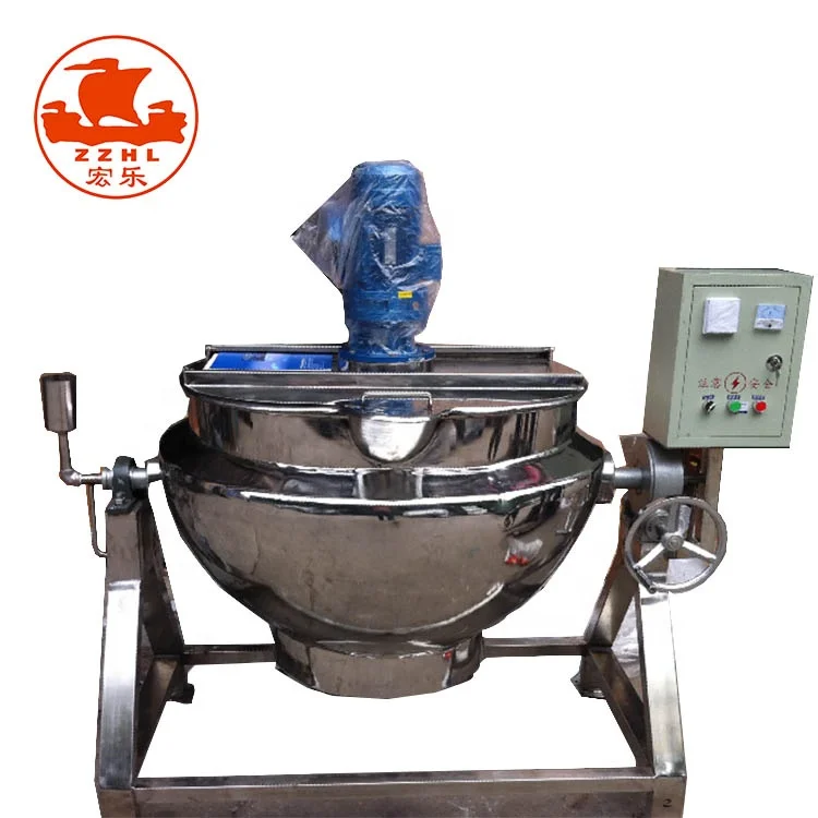 Sale Industrial Stainless Cooking Pots Pot Mixer Machine Steam Jacket Kettle with