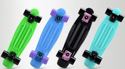 Banana board 22 inch fish board novice rider single tilt skateboard children adult brush street four wheel skateboard