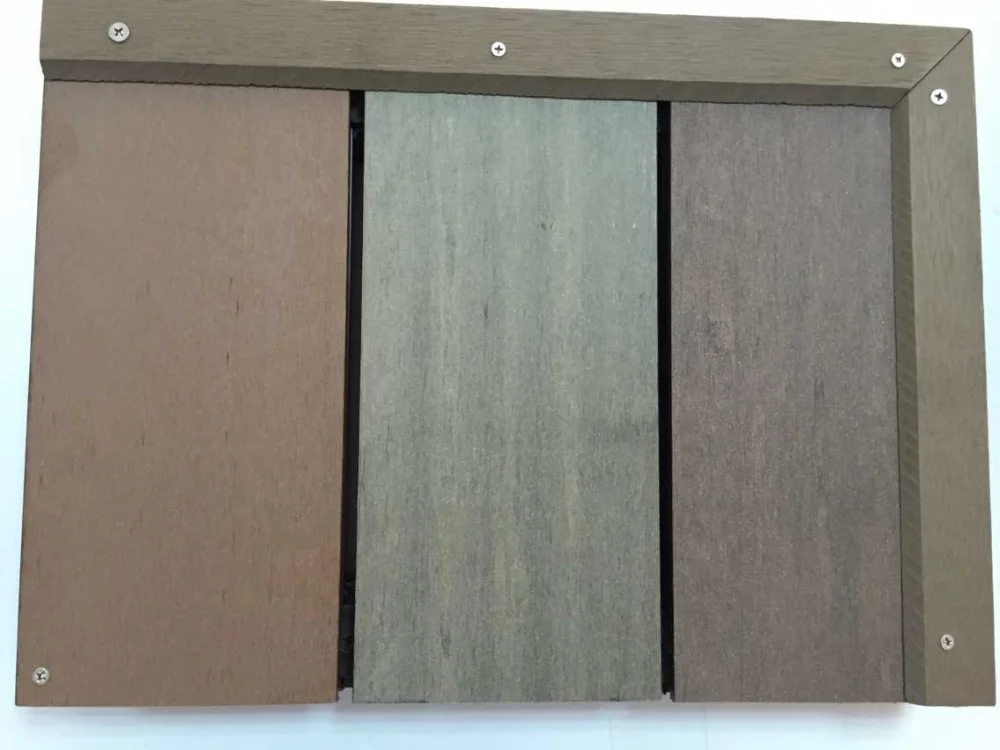 Outdoor Anti-corrosion Solid WPC  Flooring with Grooves for Courtyard