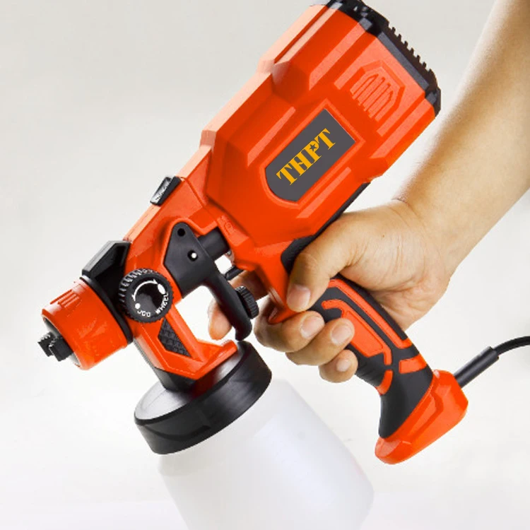 China Good Quality 550W 800ml ABS Portable High Pressure Professional Electric Airless Painting Spray Gun