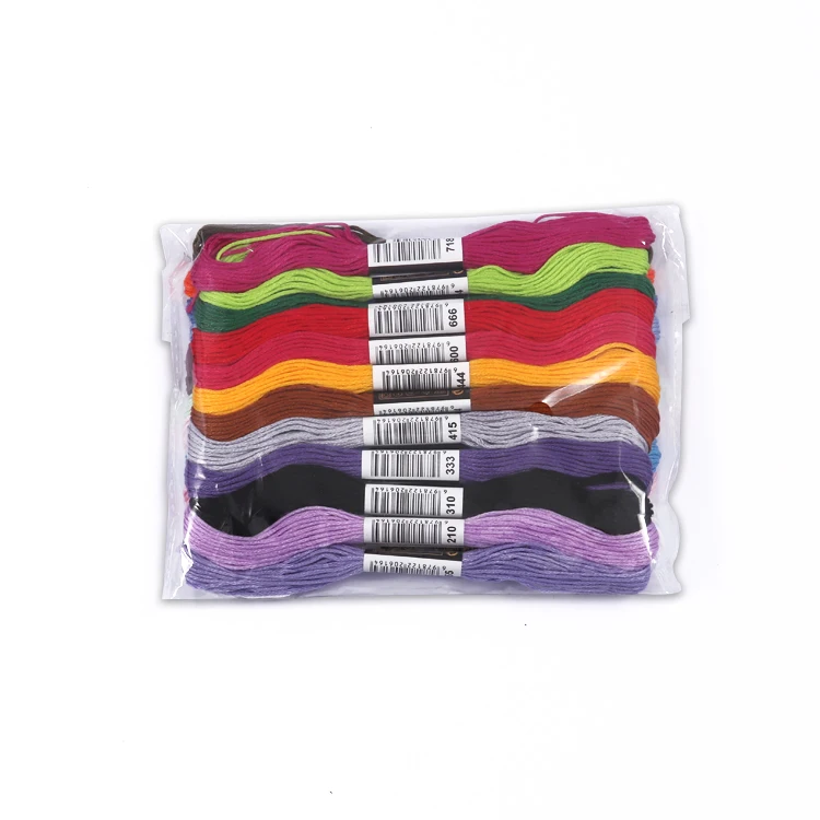Оптовая продажа 24 цвета нитки для вышивания инструмент шитья «сделай сам»