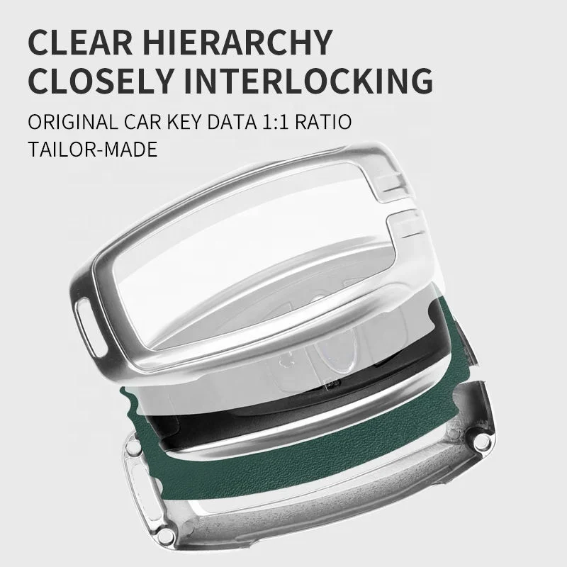 Hot Sale Car Accessories Designer Key Cover Zinc Alloy Leather Smart Three Buttons Car Key Cover For Su Ba Ru Brz Xv Sv Forester