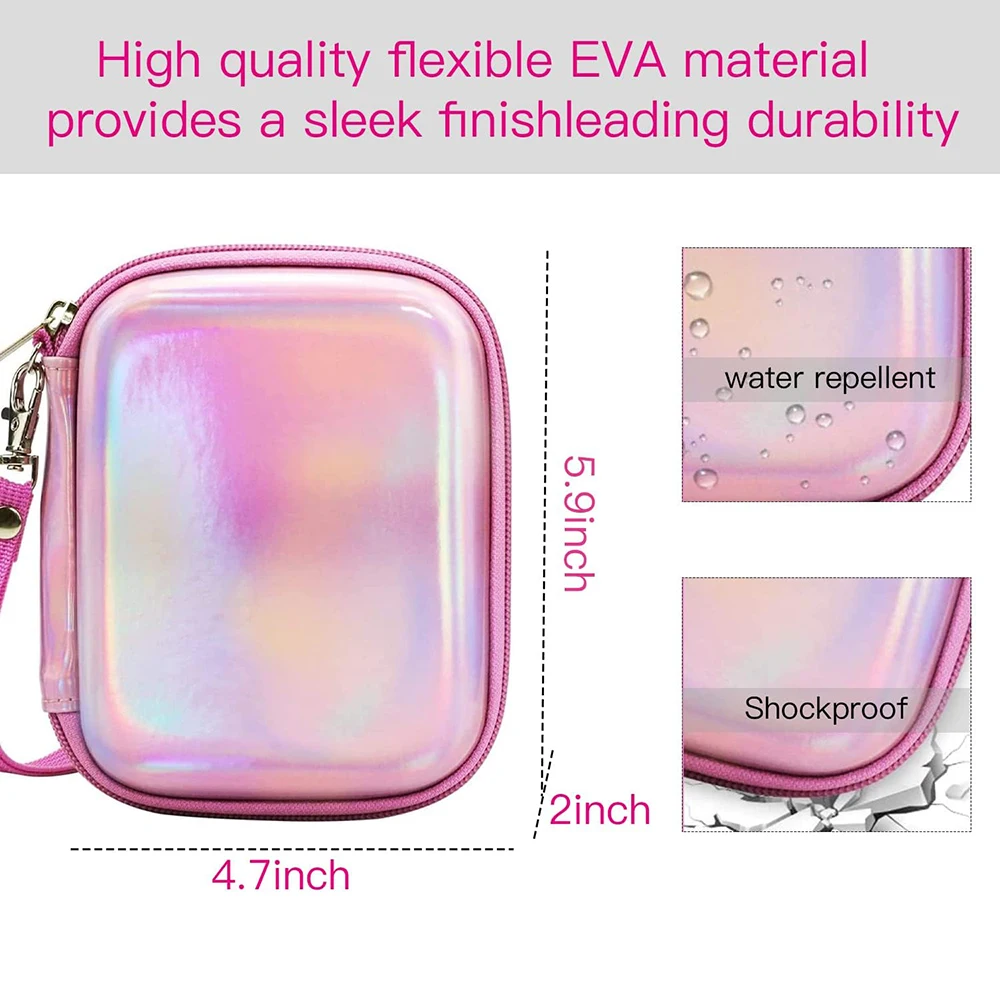EVA Storage Carry Case Travel EVA Hard Case EVA Waterproof Shockproof Case for Mini Link Smartphone Printer