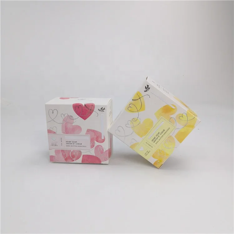Wholesale Eco-friendly Printed Luxury Gift Kraft Paper Box Pulp Soap Packaging Boxes Paper Sleeve Soap Paper Cardboard Box