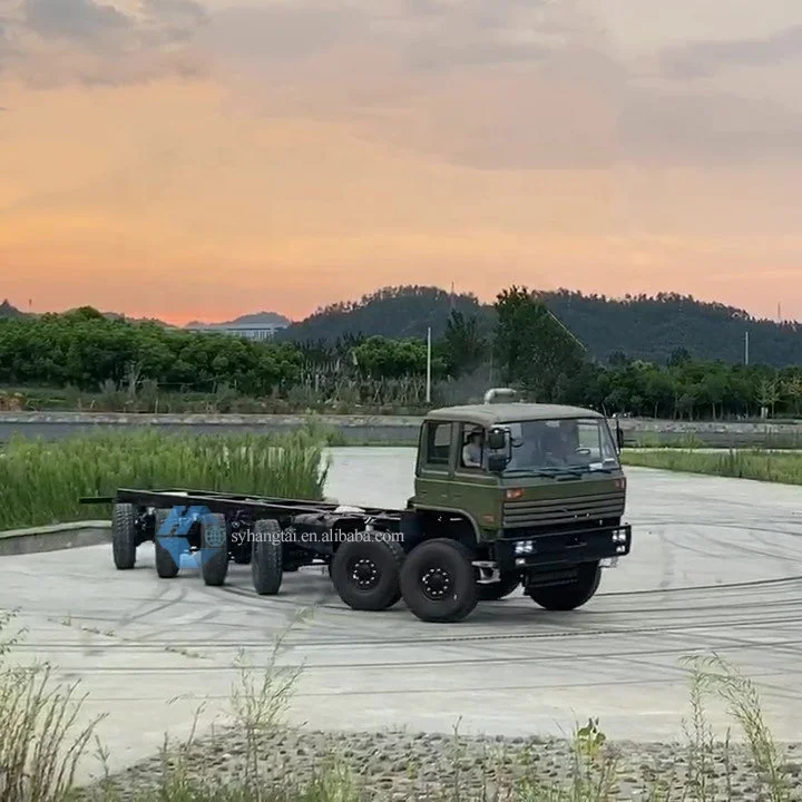 Dongfeng 6 Axle 12Wheels Full Drive 12x12 Heavy Truck Chassis Diesel 560hp Weichai Engine