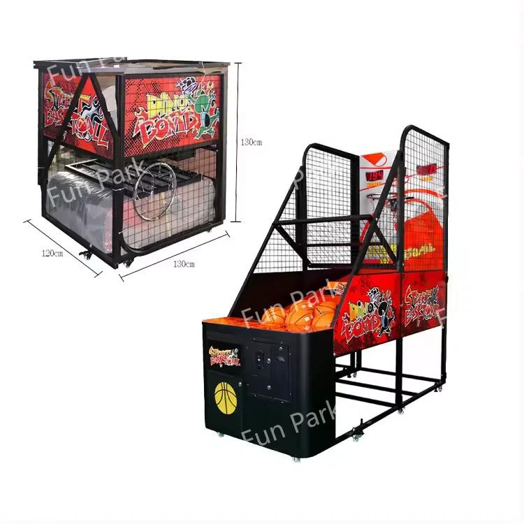 Fun Park Factory Wholesale Basketball Shooting Machine Basketball Training Machine for Indoor Game Centre