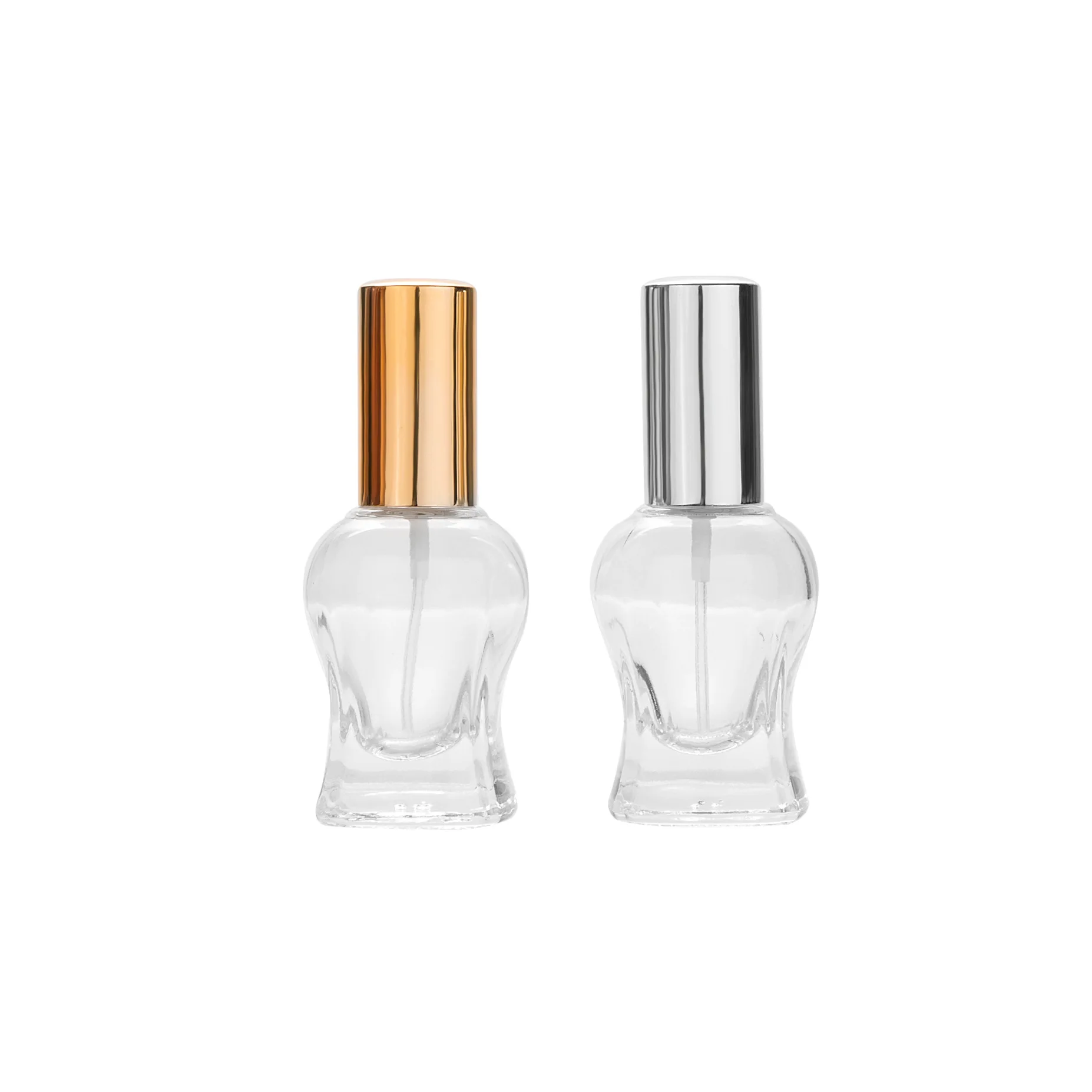 Factory direct wholesale supplier empty 10ml transparent portable elegant fancy perfume bottle