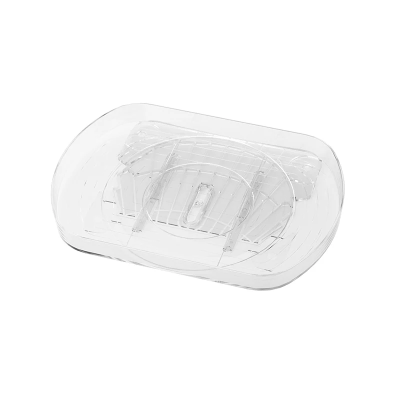 Refrigerator carousel storage tray Lazy storage box Transparent rotating cabinet Food storage room tray