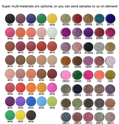 Glitters Single Eyeshadow Glitter 16 colors shadow Palette