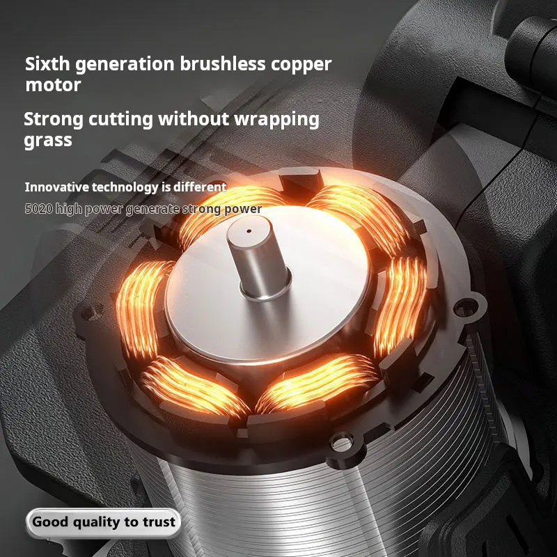 Electric Mower small household handheld weeding machine rechargeable lawn pruning lithium battery grass trimmer Agricultural