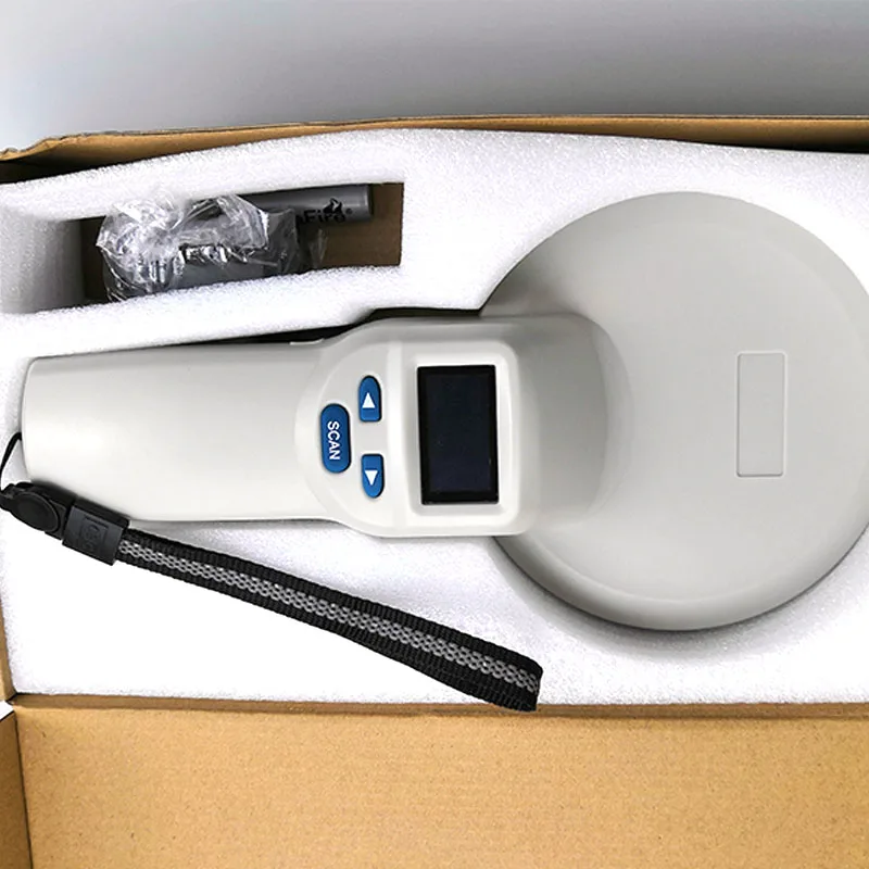 134.2Khz Animal ID Tag Microchip Reader LF Ear Tag Scanner for Farm Livestock Management