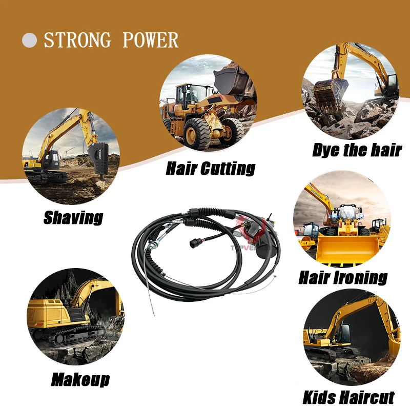 Throttle Motor 523-00006 Compatible with Daewoo Doosan DH220-5 DH225-7 DH300-5 DH300-7 Excavator Parts