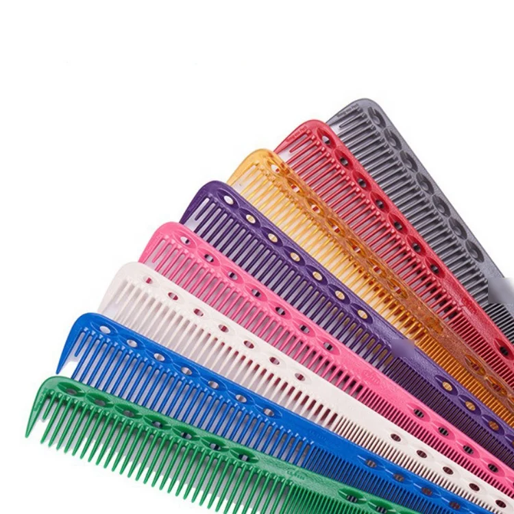 Custom Private Label Barber Hot Comb Antistatic ABS Hair Coloring Plastic Comb Hair Combing Tool